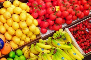 Imagen de frutas y hortalizas.