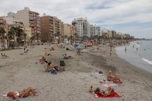 Una playa de la capital.