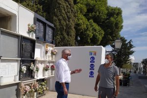 protocolo de seguridad y prevención para el cementerio municipal de cara a Todos los Santos.