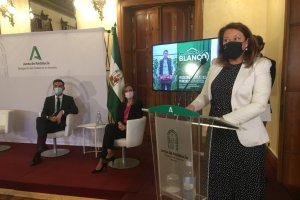 Carmen Crespo, consejera de Agricultura, durante su intervención
