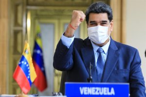 Nicolás Maduro, con mascarilla, en una imagen de archivo.