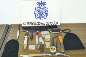 Armas blancas de la Operación Sinse