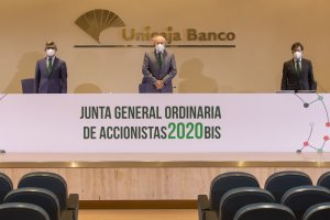 Junta de Accionistas de Unicaja celebrada ayer en Málaga.