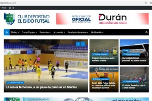 La nueva página web del club celeste.