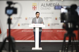 Carlos Sánchez, concejal de Promoción de la Ciudad durante la presentación