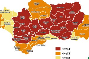 Niveles de medidas preventivas Covid-19 en Andalucía.