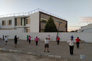 Participantes en las actividades deportivas.