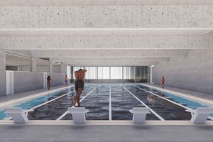 Así será una parte del nuevo centro deportivo del municipio.