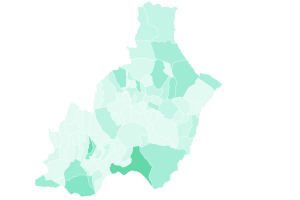 Imagen de archivo con un mapa de la provincia de Almería.