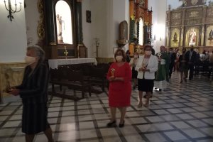 Procesión de las reliquias del padre Rubio.