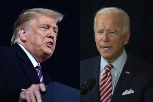 Trump y Biden.