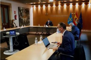 Reunión del Comité de crisis.  Foto: Principado