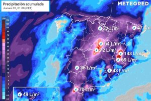 Situación de la borrasca y probabilidad de lluvia para este miércoles
