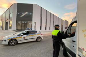 Uno de los controles efectuados en el municipio.