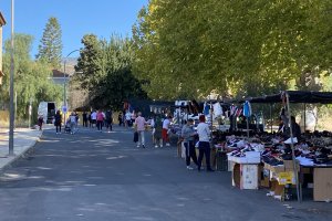 Imagen del mercadillo ambulante de Berja