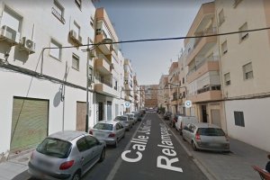 Calle Julio Gómez Relampaguito de Almería capital.