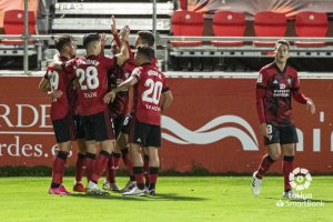 El Mirandés venció al Sporting la pasada jornada de Liga.