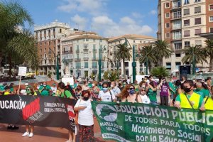 La huelga ha sido convocada por Marea Verde Andalucía.