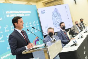 Presentación de Fical 2020, esta mañana en el Patio de Luces de Diputación.