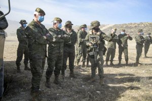 Inspección del ejercicio con la integración de equipos de la Brigada 2035 (FOTO: BRILEG)