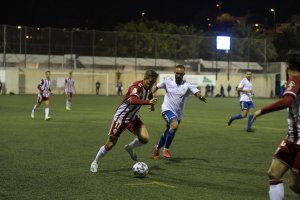 José Corpas en el partido contra el Tamaraceite el año pasado.