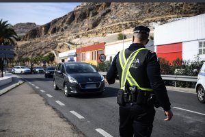 Control de la Policía Local, en una imagen de archivo.
