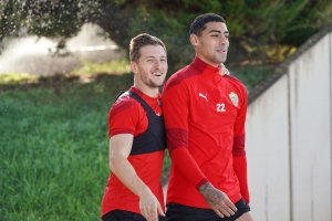 Balliu y Samú son muy felices de rojiblancos.