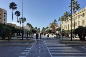 Rambla Federico García Lorca de Almería capital.