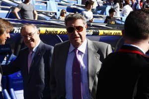 Jesús Verdejo en el Santiago Bernabéu.