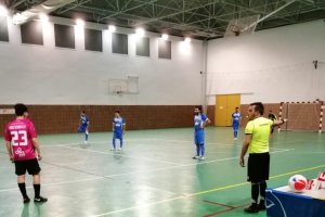 Una jugada del partido.