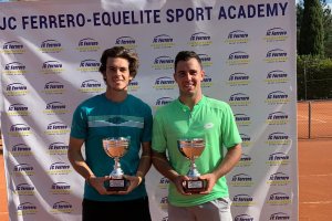 Benjamín Winter, campeón en dobles en el ITF Ferrero World Tennis Tour.