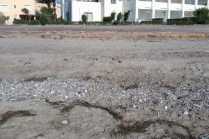 Una de las zonas afectadas de Vera Playa.