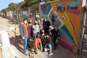 Alumnos y profesores del Instituto almeriense.