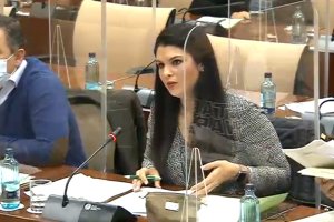 Noemí Cruz, durante su intervención.