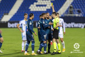 Muñiz Ruiz en el Leganés-Espanyol.
