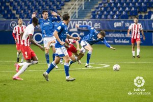 Una jugada del partido.