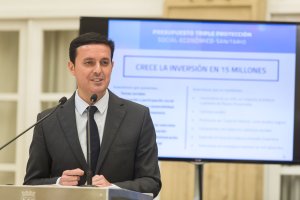 Javier A. García, presidente de Diputación.