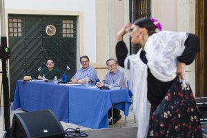 Grabación de la actividad el pasado mes de julio en la Plaza Julio Alfredo Egea.