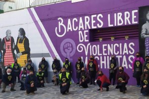 Representantes de la asociación de mujeres Progresistas de Bacares.