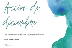 Imagen promocional de la acción de diciembre de Virus Matemático.