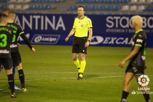 López Toca en el Ponferradina-Leganés (3-2).