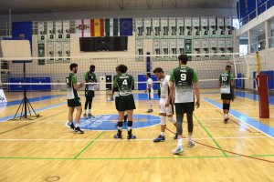 La plantilla de Unicaja Costa de Almería ante su forzado ‘No Game Day’.