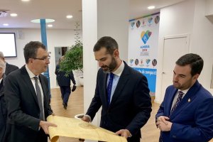 Encuentro del alcalde de Almería con el de Murcia