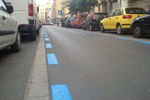 La zona azul de Almería vuelve a la normalidad.