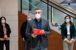 El portavoz socialista, Juan Antonio Lorenzo.