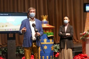 Manuel Cortés durante la presentación de la programación de Navidad.