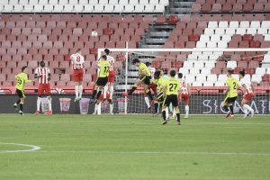El Almería viene de ganar por la mínima al Zaragoza con gol de Sadiq.
