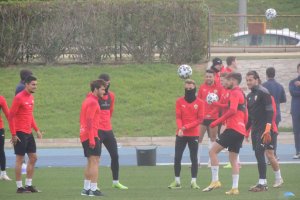 La primera parte del entrenamiento.