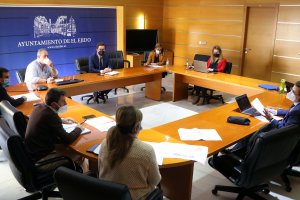 Reunión de trabajo en el Ayuntamiento de El Ejido.