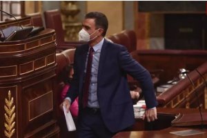Pedro Sánchez comparece en el Congreso de los Diputados.